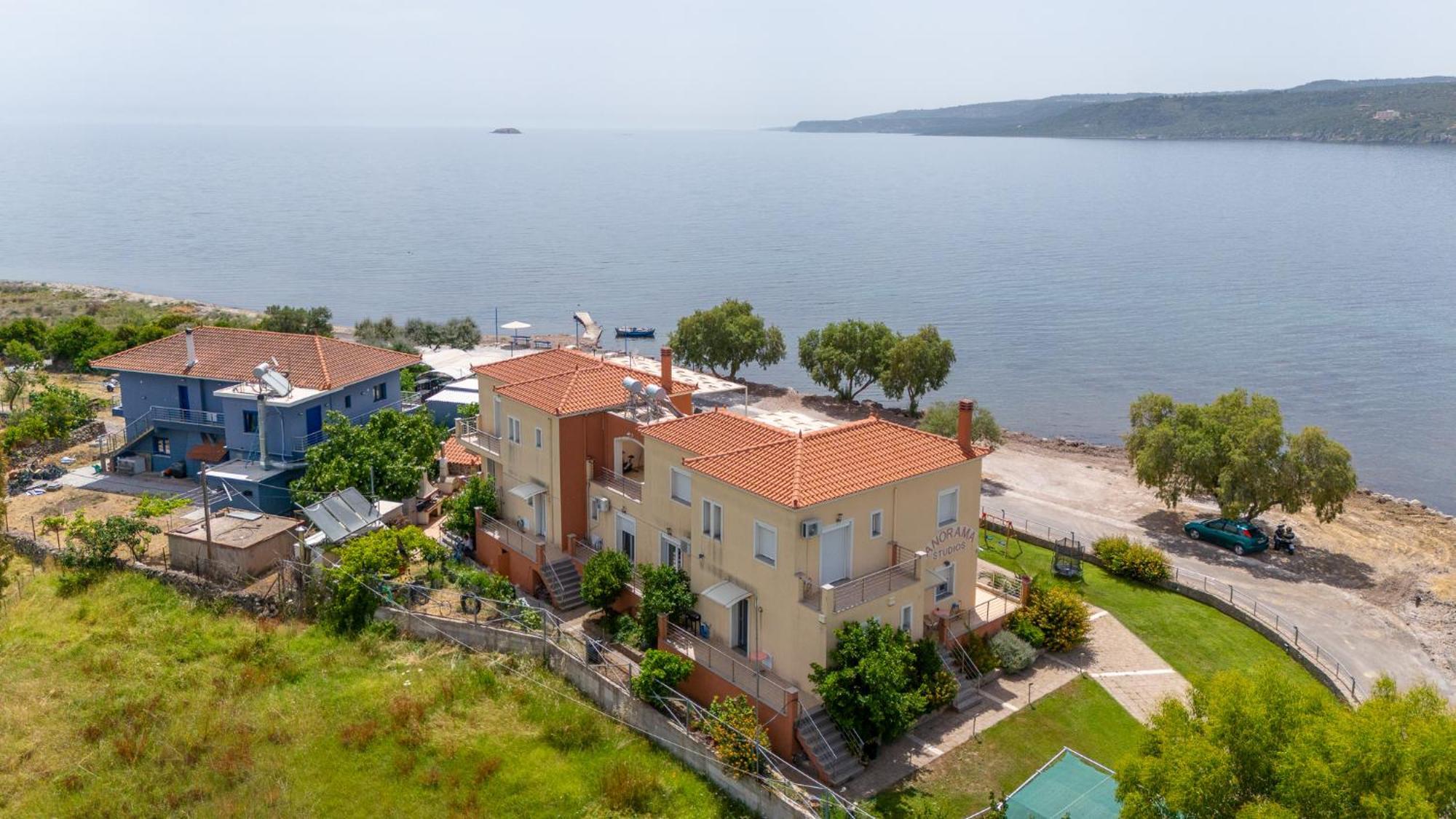 Palaiologou Panorama Apartments Mantamádos Exterior foto