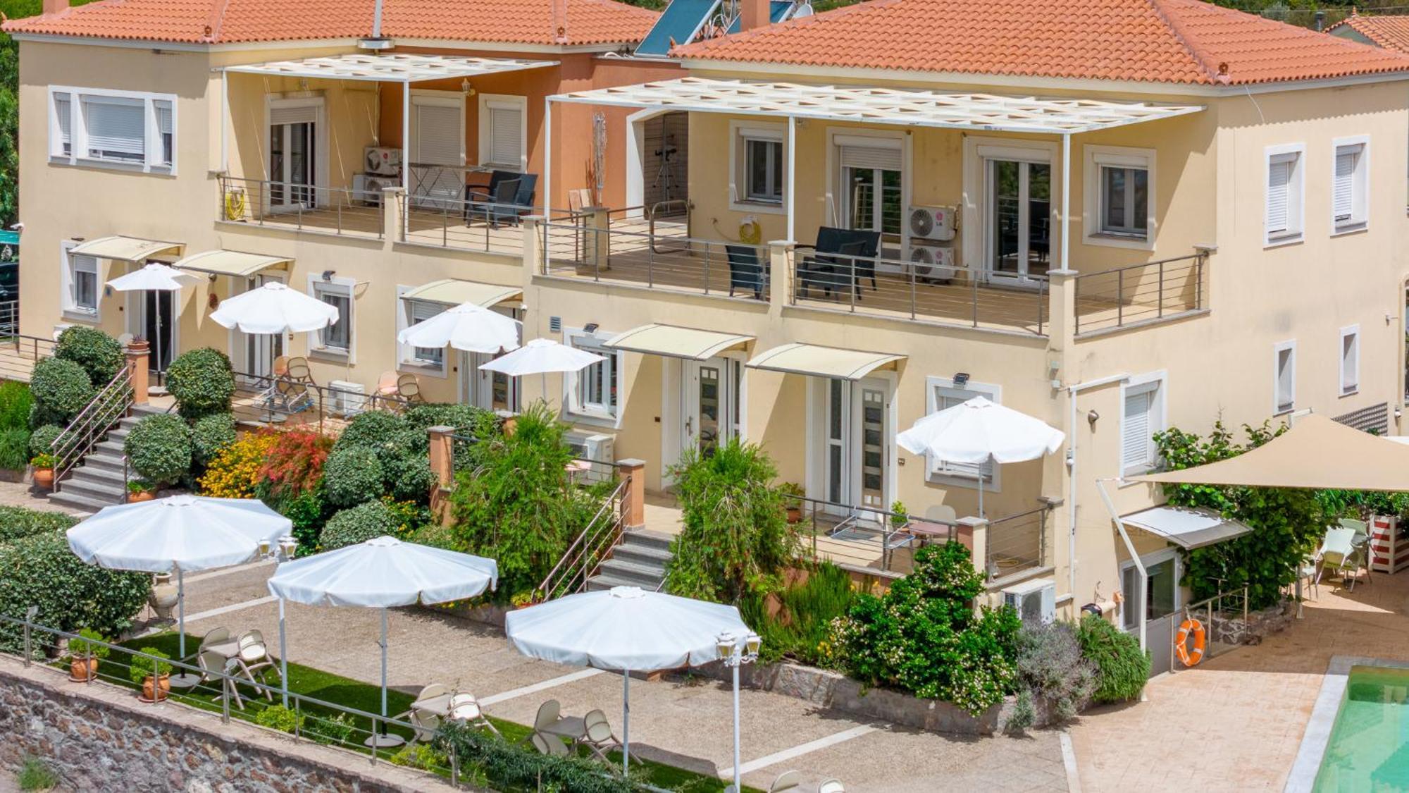 Palaiologou Panorama Apartments Mantamádos Exterior foto