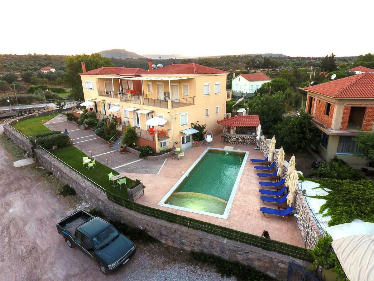 Palaiologou Panorama Apartments Mantamádos Exterior foto