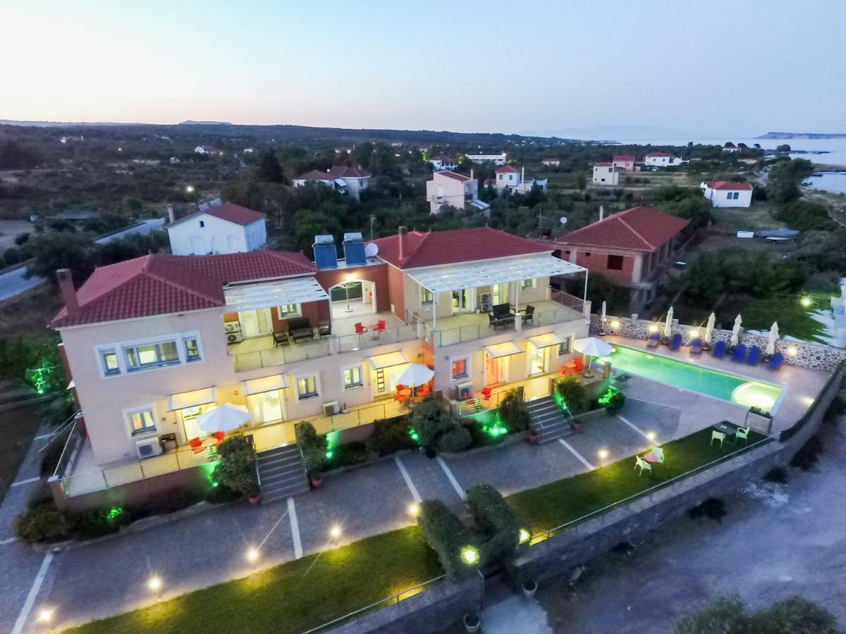 Palaiologou Panorama Apartments Mantamádos Exterior foto