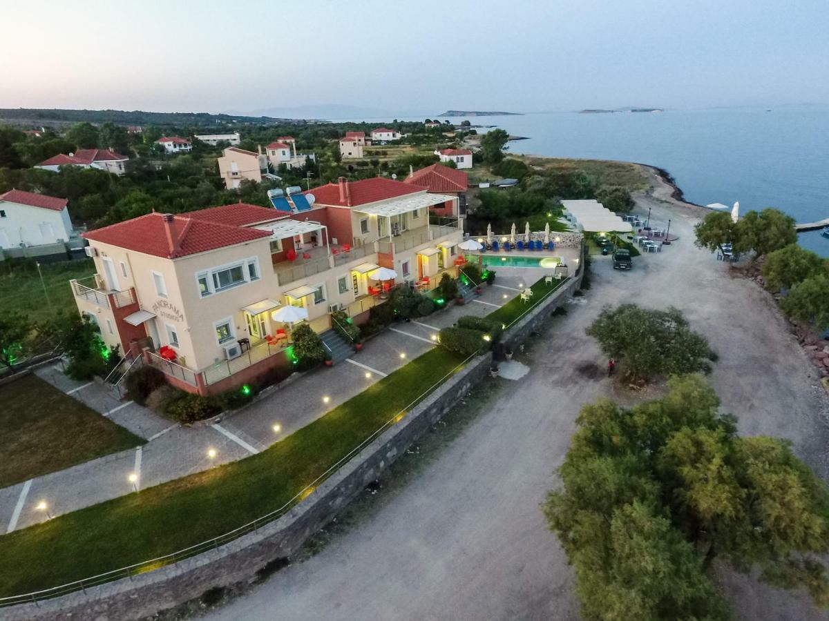 Palaiologou Panorama Apartments Mantamádos Exterior foto